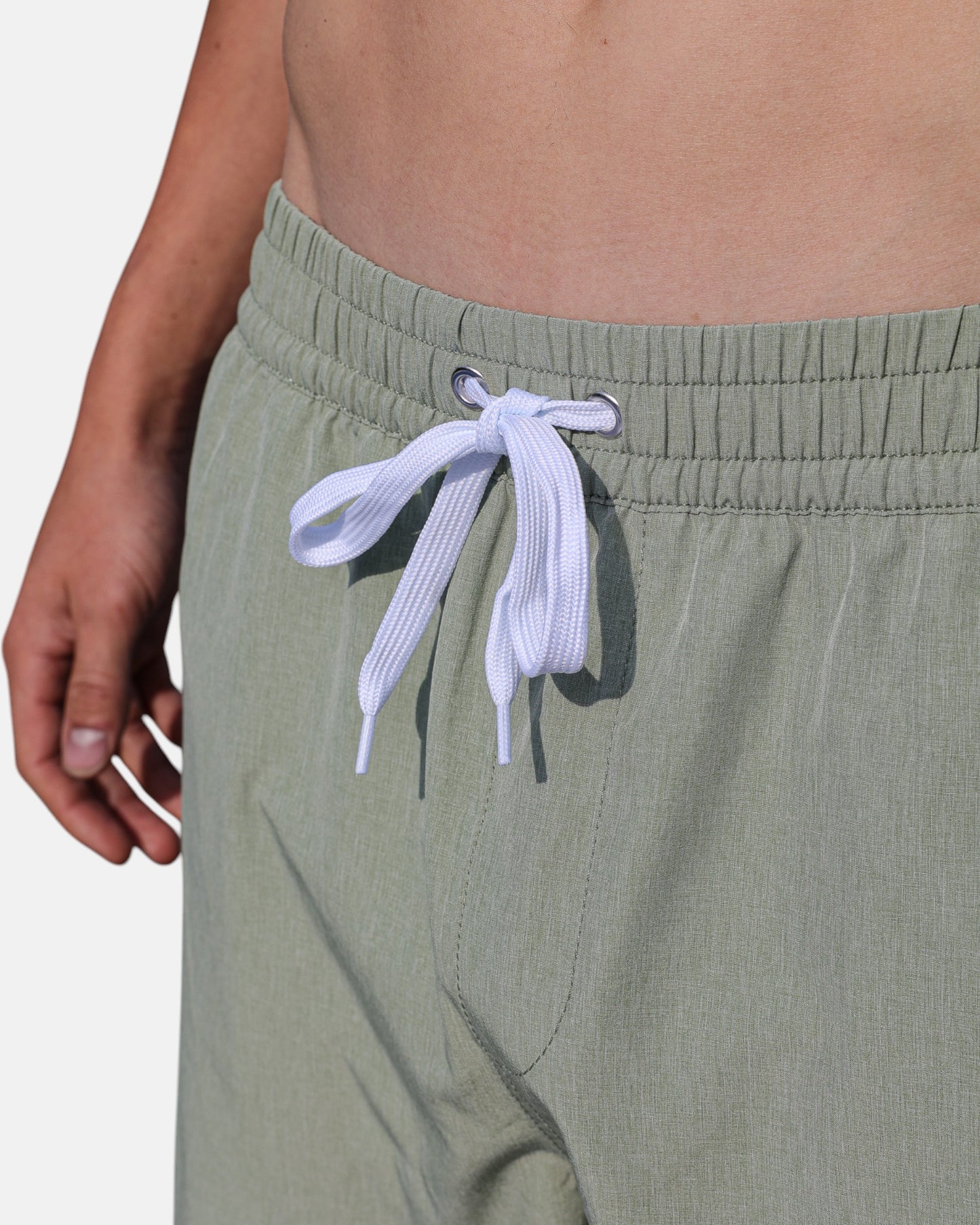 Swim shorts with inner breif - Green