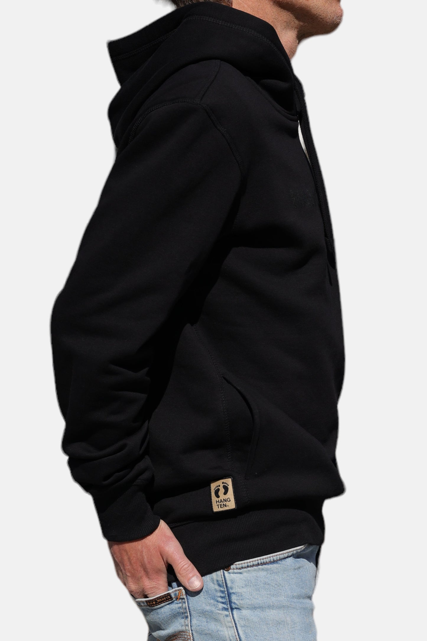 Hang Ten Classic Logo Hoodie - Black