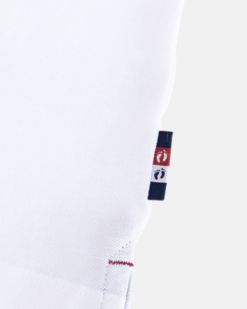 Classic Logo Organic Cotton Polo Shirt - White