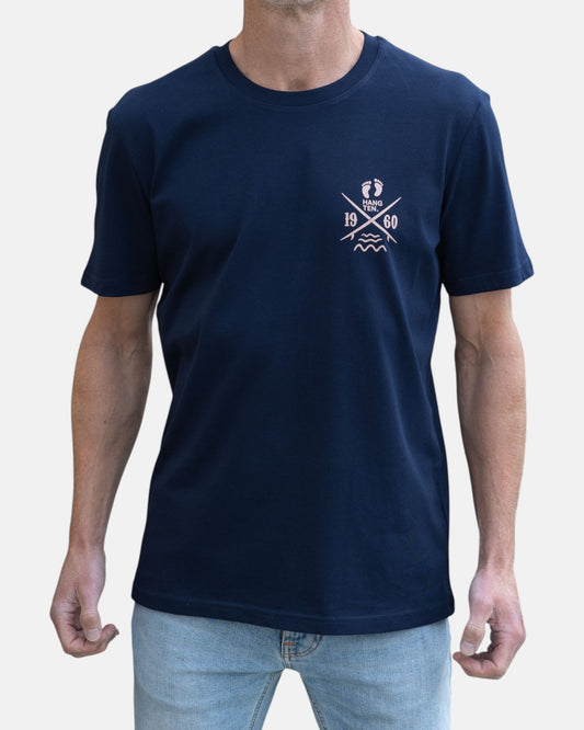 Cross Boards T-shirt - French Navy