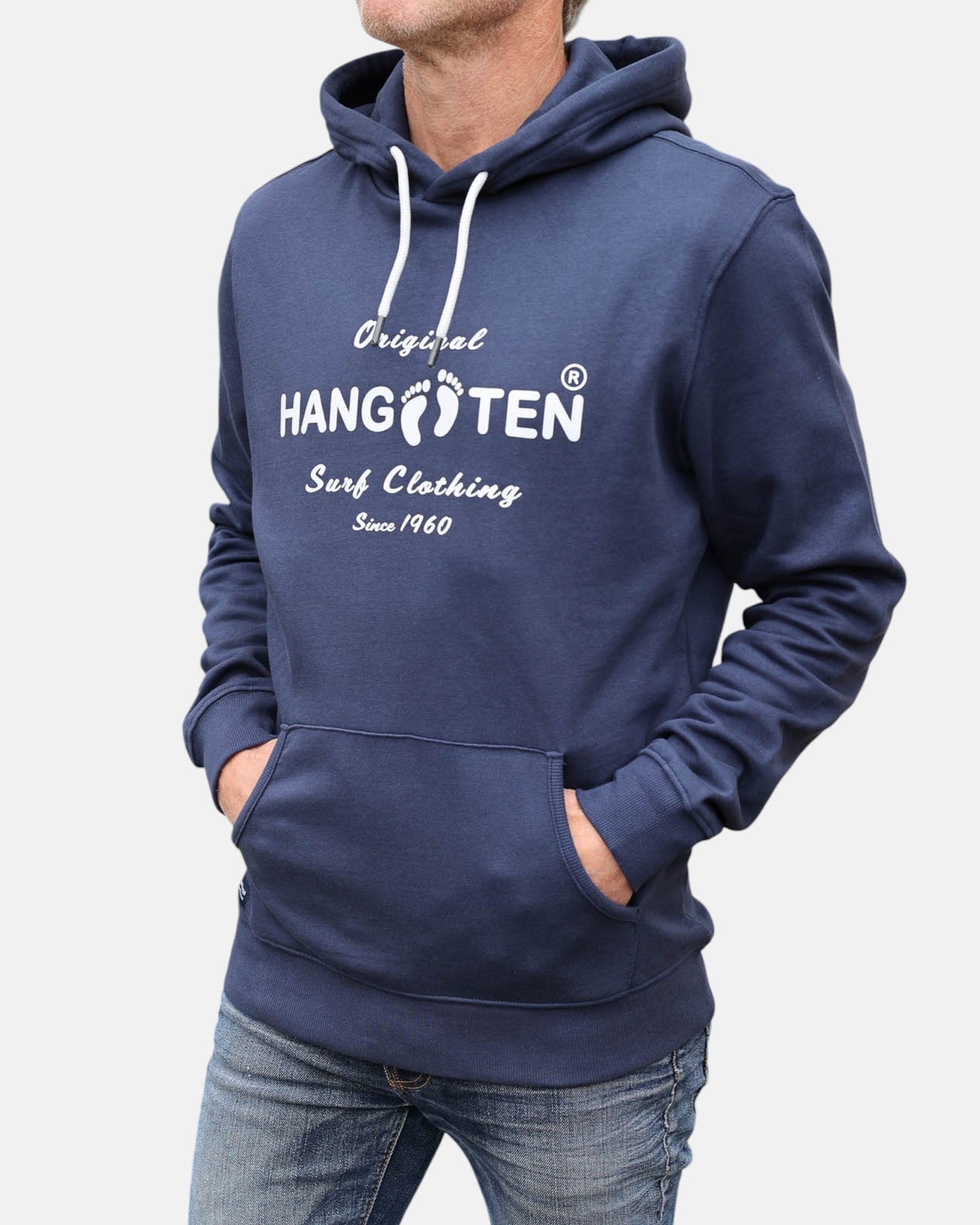 Classic Logo Organic Cotton Hoodie - Mood Indigo