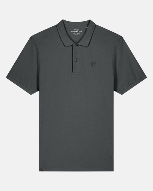 Icon Organic Cotton Polo Shirt - Anthracite
