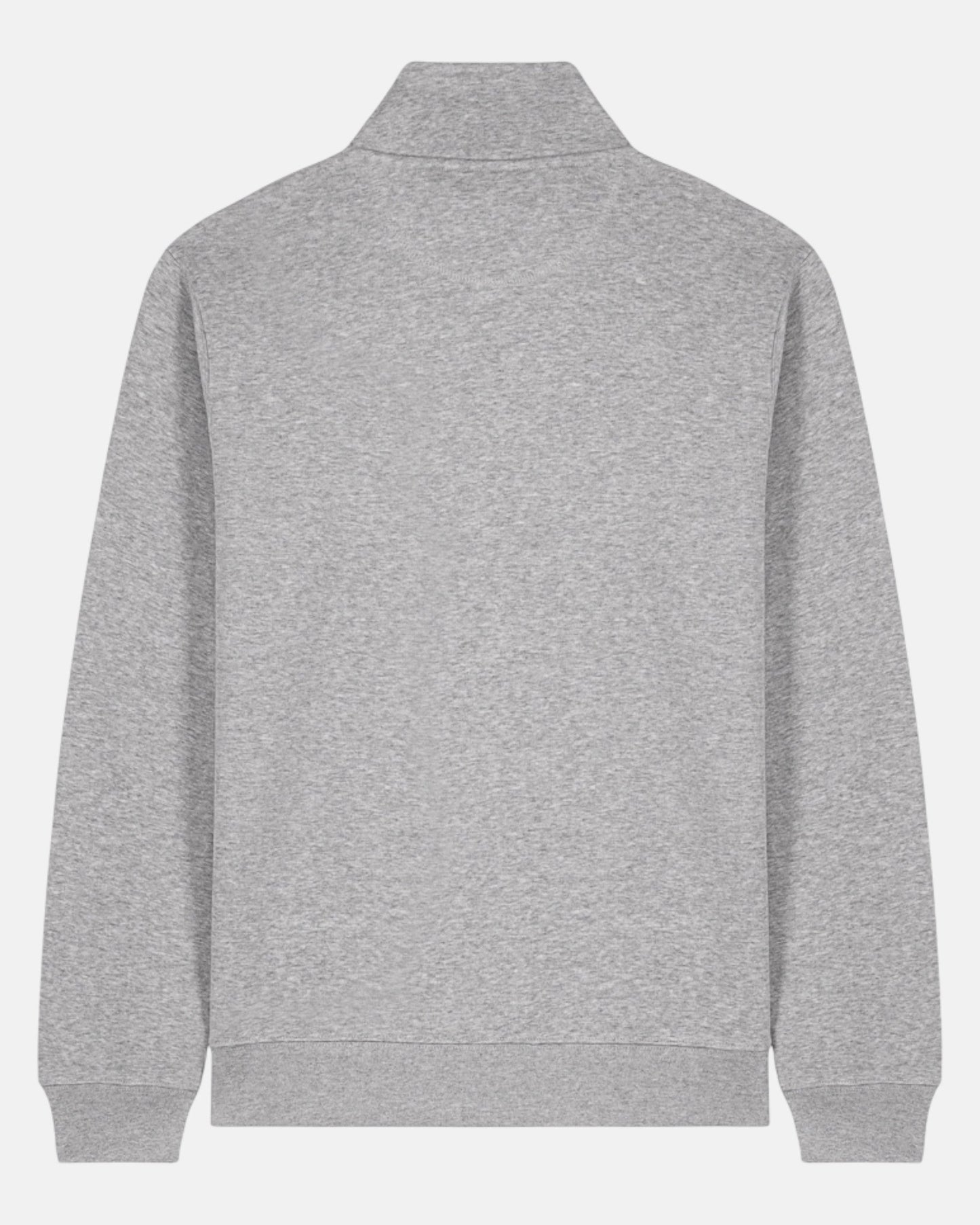 Quarter Zip Sweatshirt - Heather Grey M