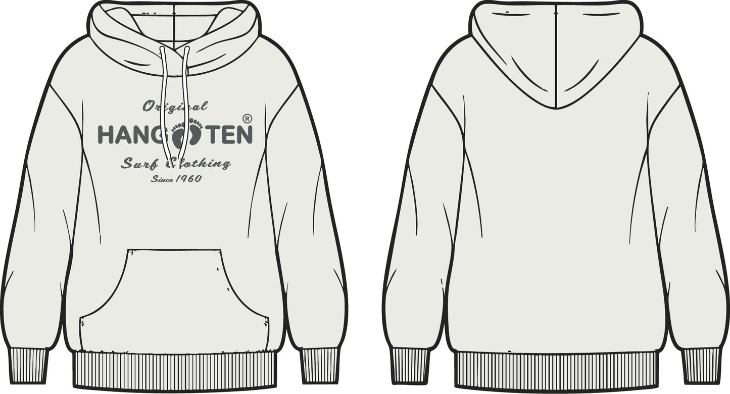 Classic Logo Organic Cotton Hoodie - Off White