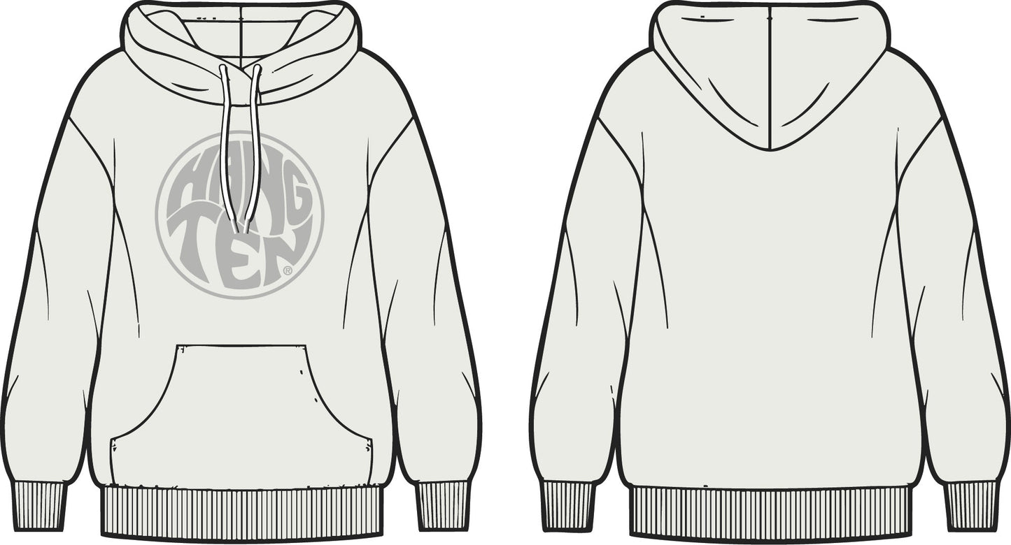 Vintage Logo Organic Cotton Hoodie - Off White