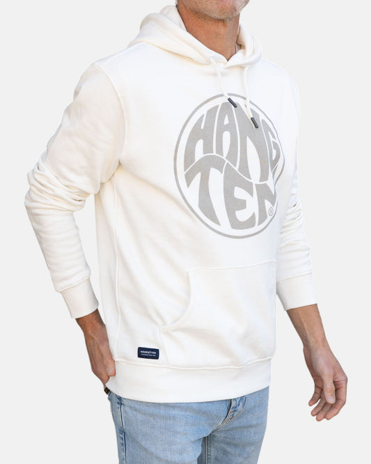 Vintage Logo Organic Cotton Hoodie - Off White