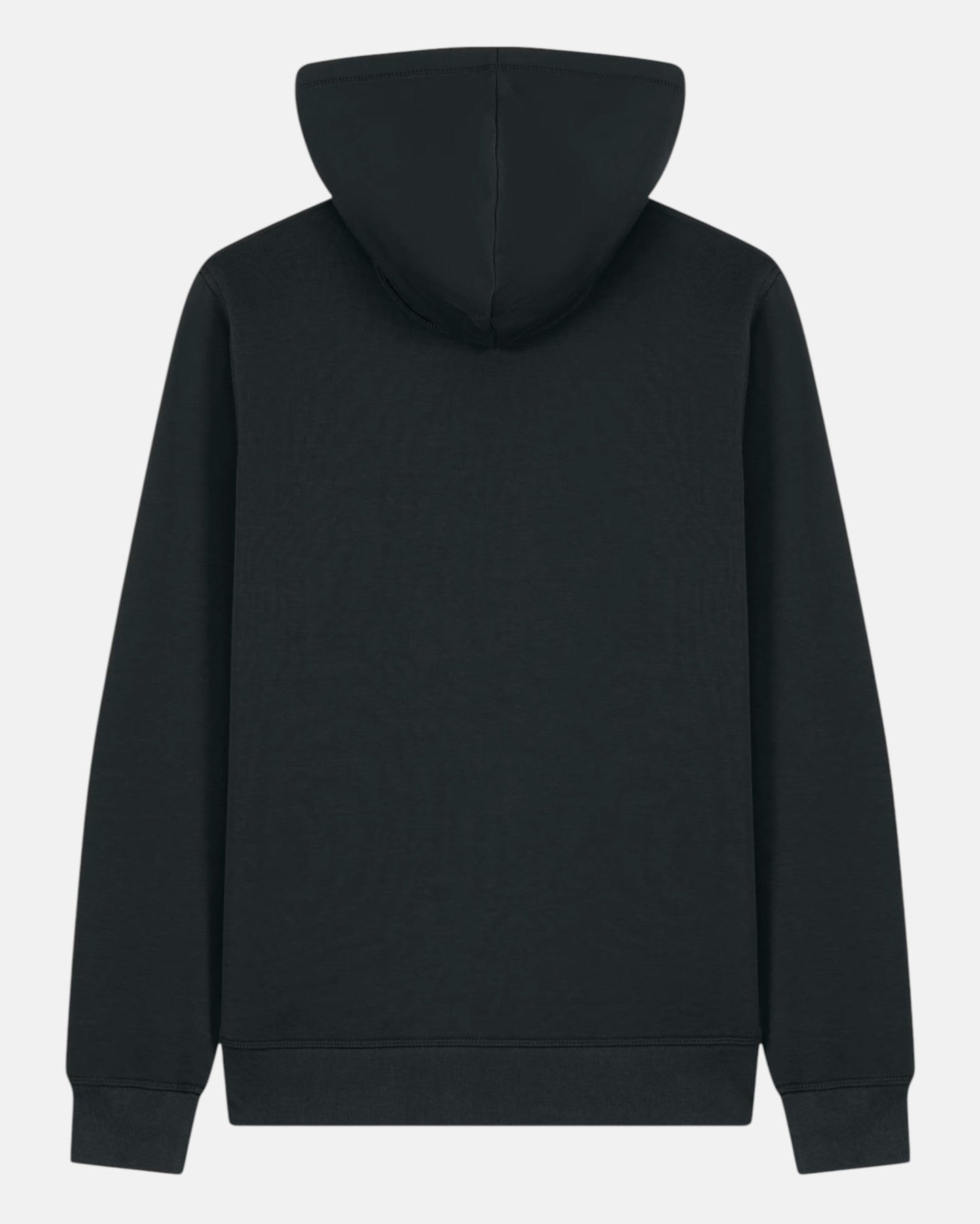 Zip Organic Cotton Hoodie - Black