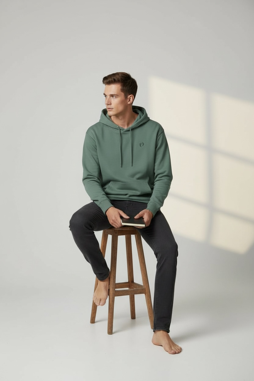 Icon Feet Organic Cotton Hoodie - Green Bay
