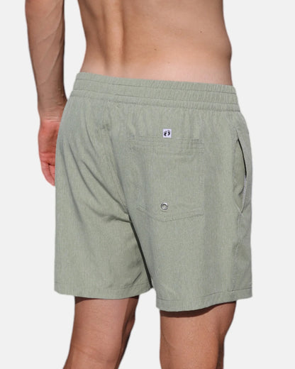 Swim shorts with inner breif - Green