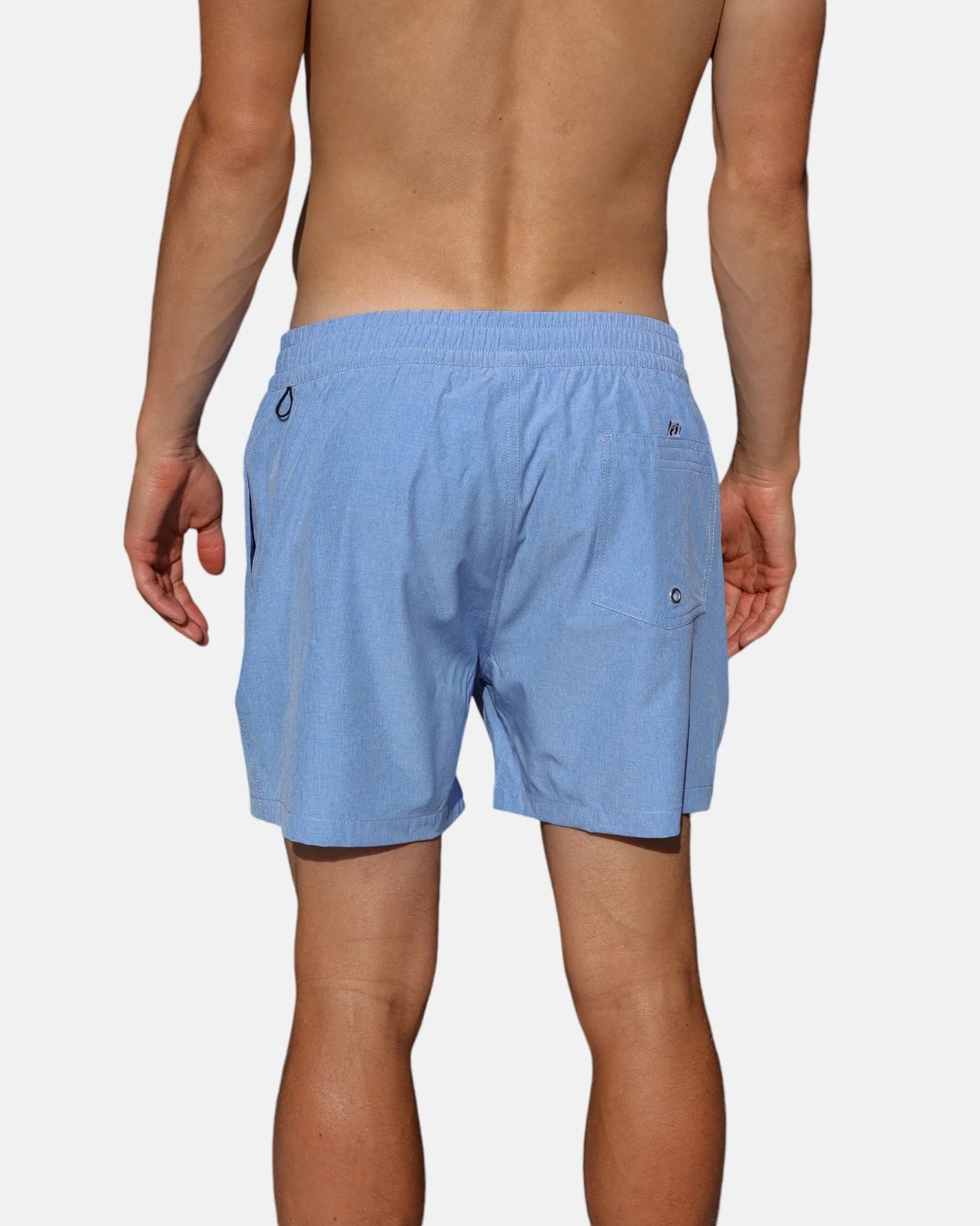 Swim shorts with inner breif - Blue