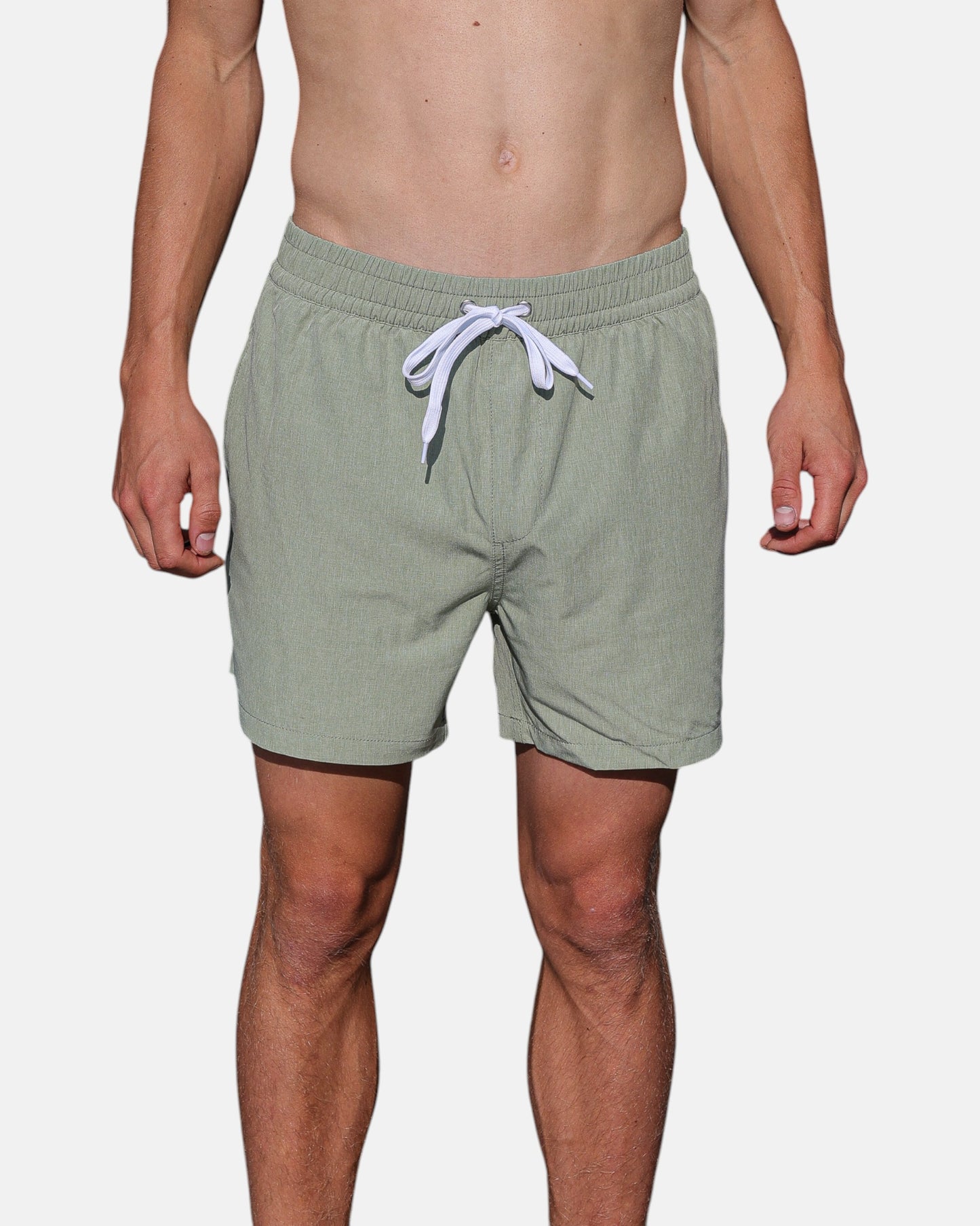 Swim shorts with inner breif - Green