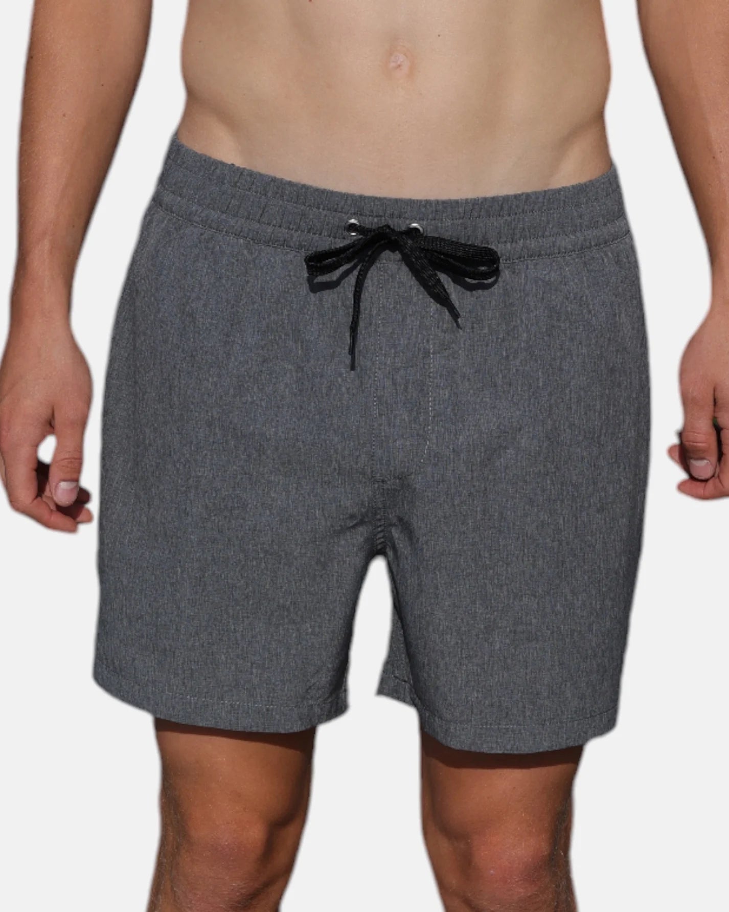 Swim shorts with inner breif - Dark Grey