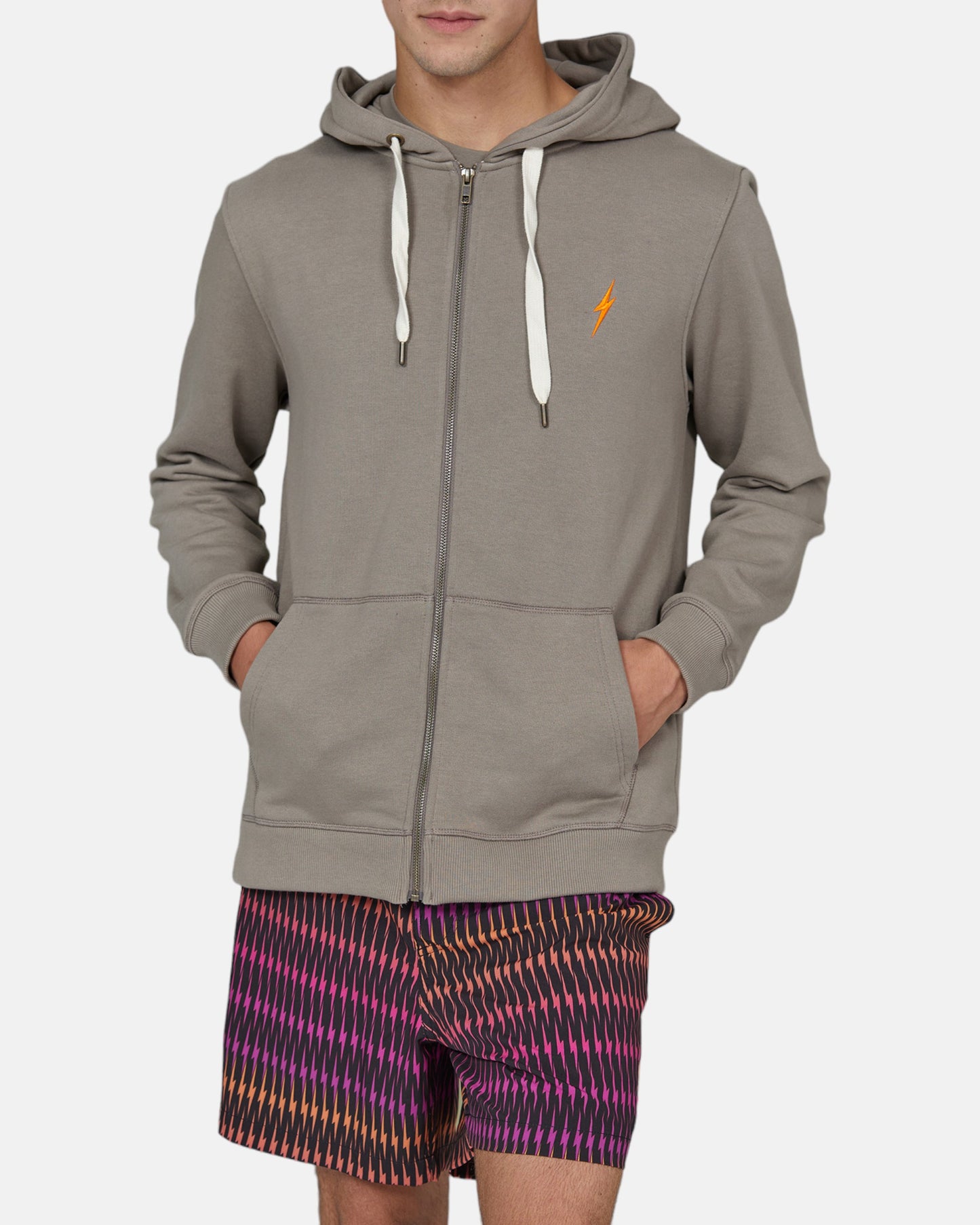 SURF BOARD ZIP HOODIE