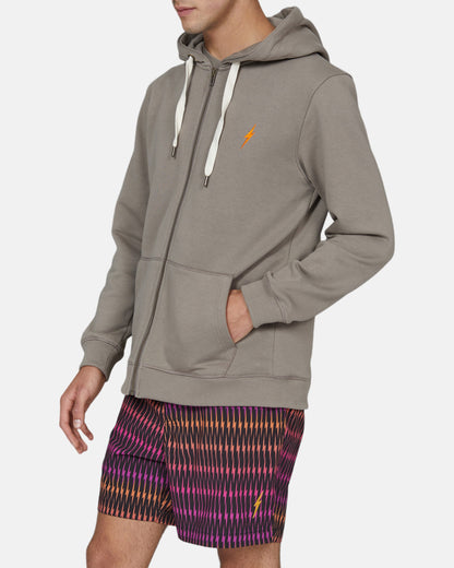 SURF BOARD ZIP HOODIE