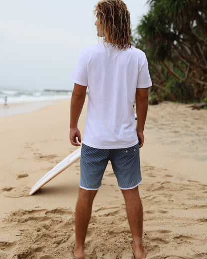 Icon logo t-shirt in 100% organic cotton - White