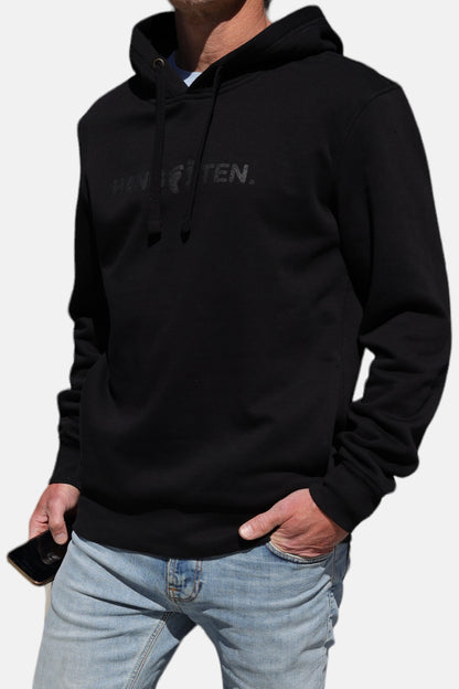 Sweat à capuche avec logo classique Hang Ten - Noir