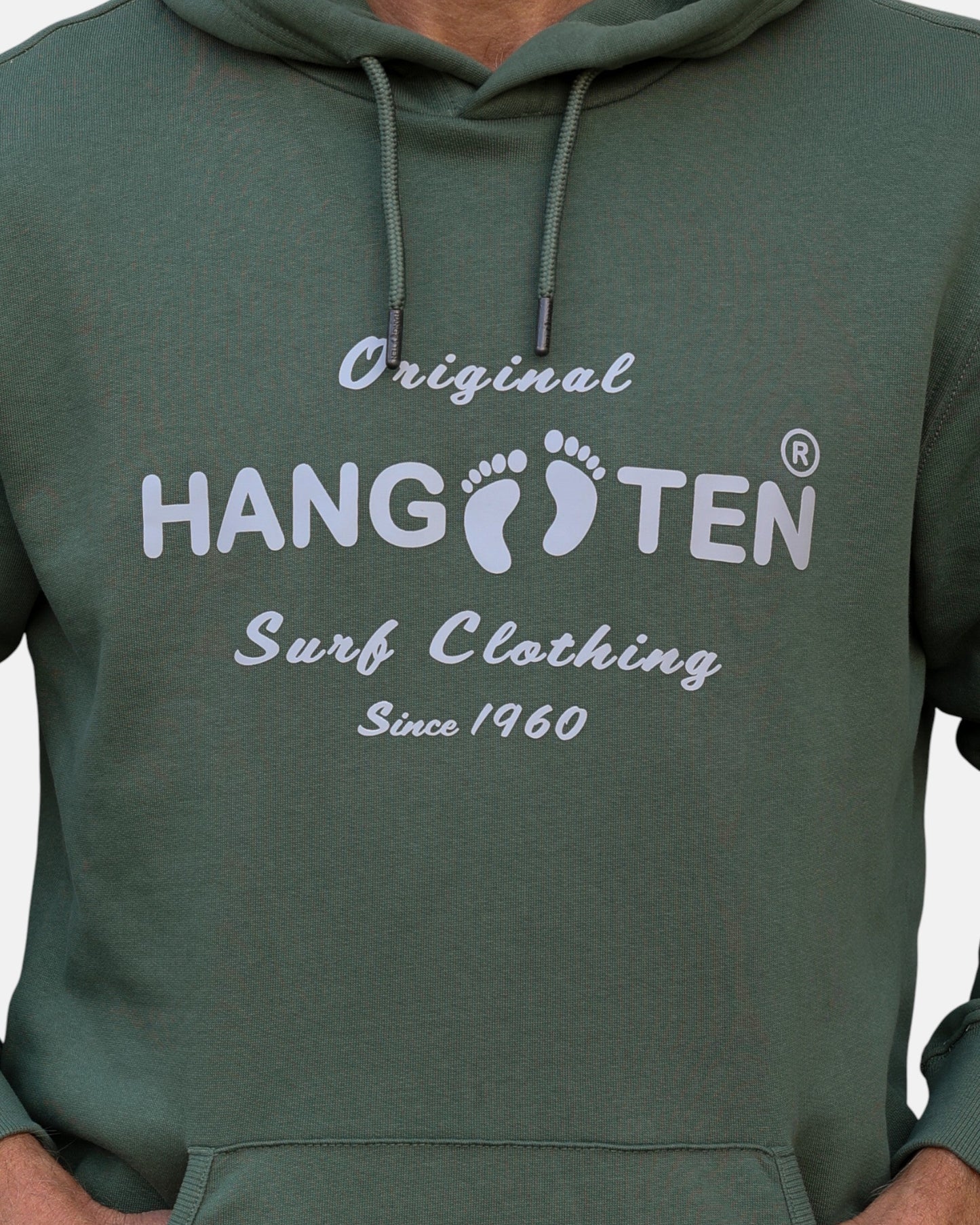 Classic Logo Organic Cotton Hoodie - Laurel Wreath
