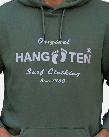 Classic Logo Organic Cotton Hoodie - Laurel Wreath