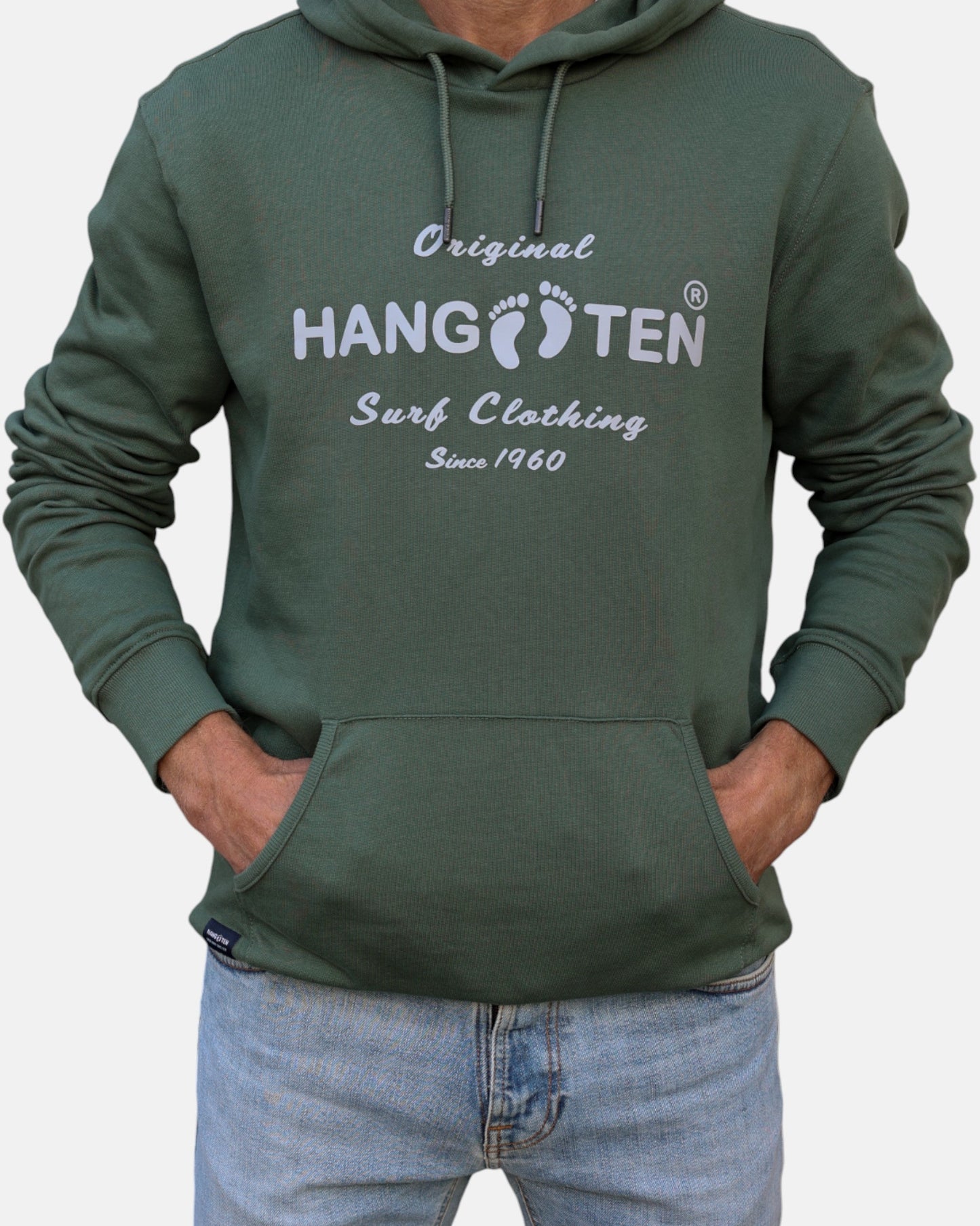 Classic Logo Organic Cotton Hoodie - Laurel Wreath