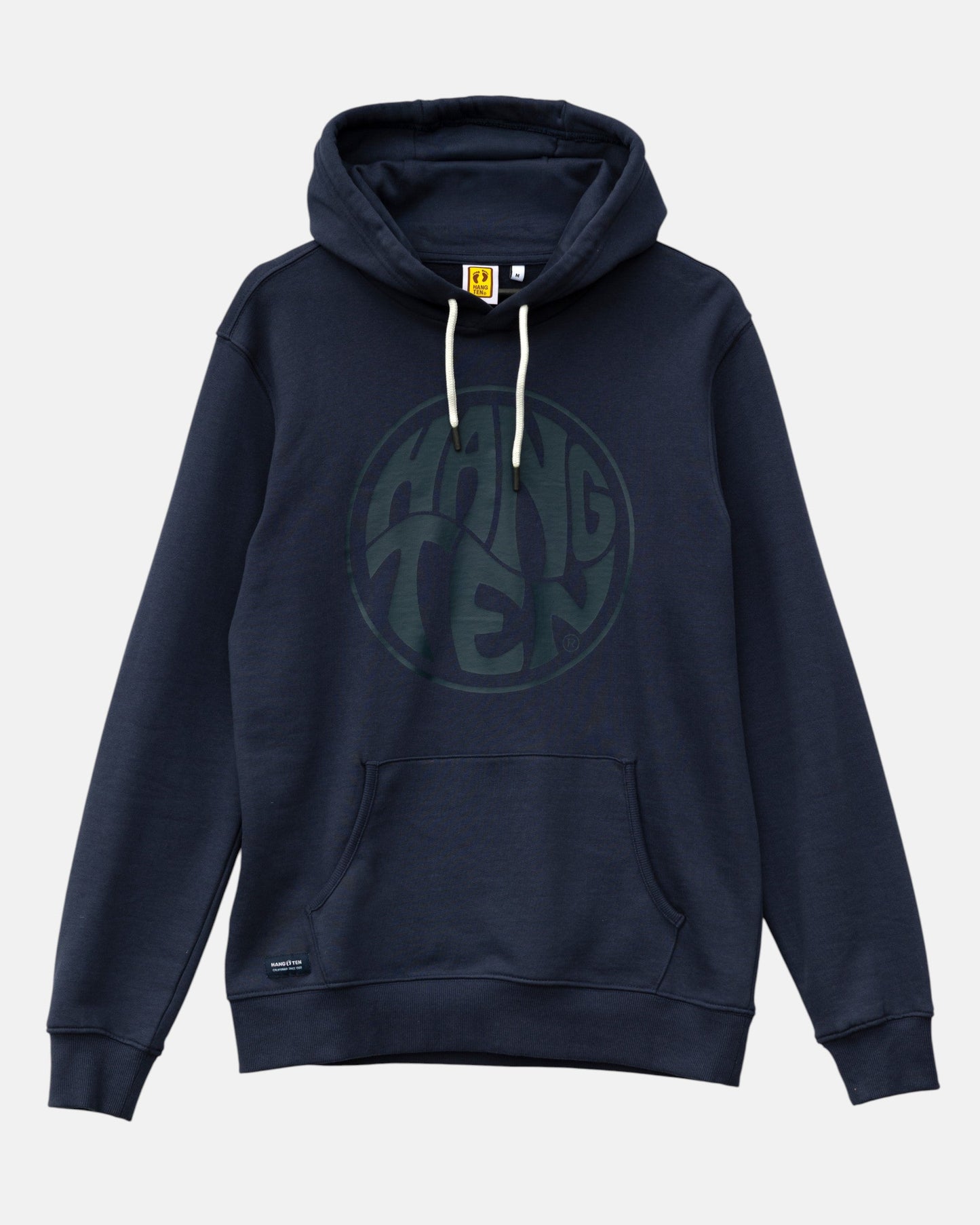 Vintage Logo Organic Cotton Hoodie - Mood Indigo