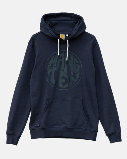 Vintage Logo Organic Cotton Hoodie - Mood Indigo