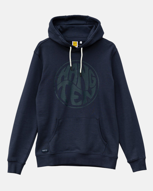 Vintage Logo Organic Cotton Hoodie - Mood Indigo