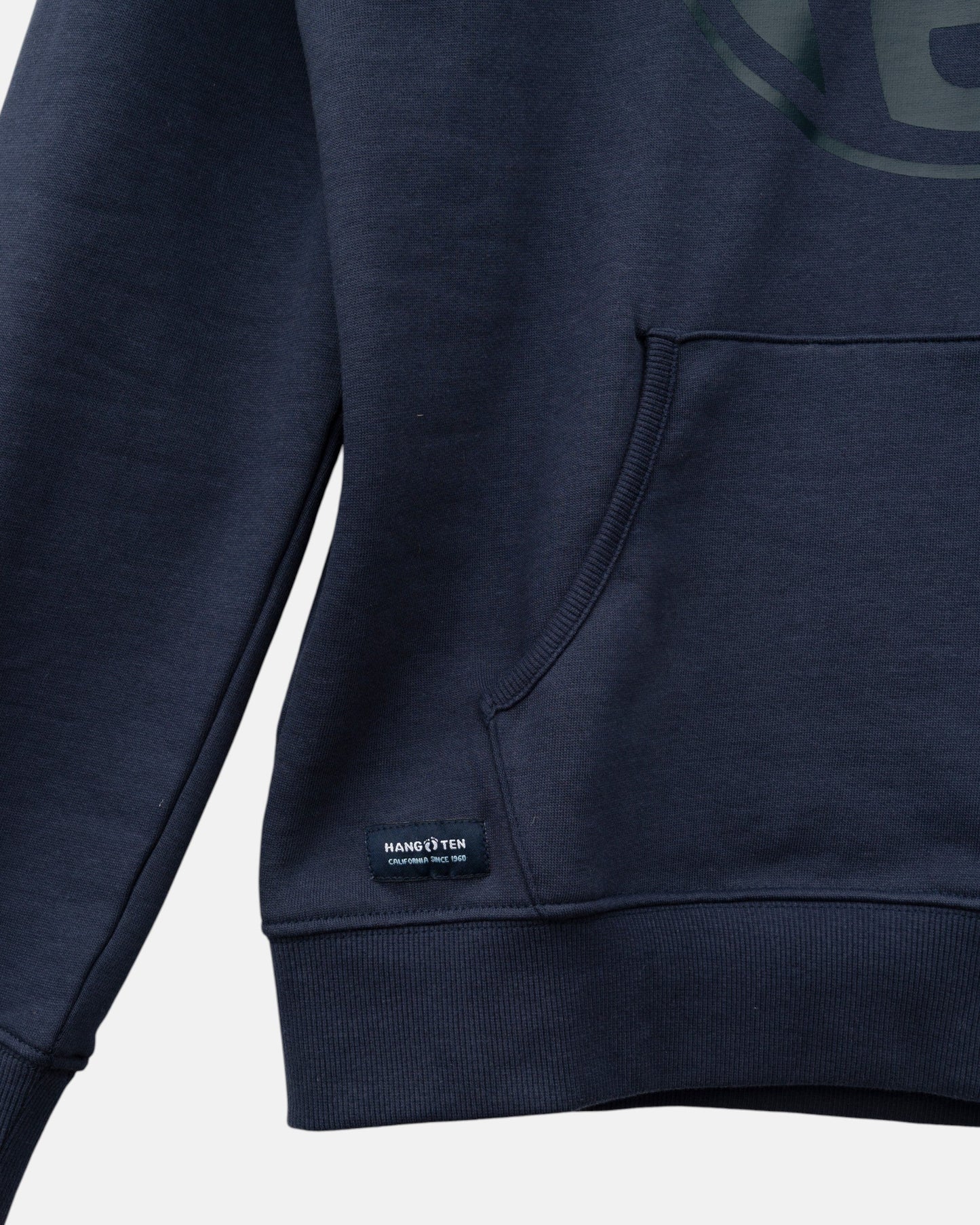 Vintage Logo Organic Cotton Hoodie - Mood Indigo