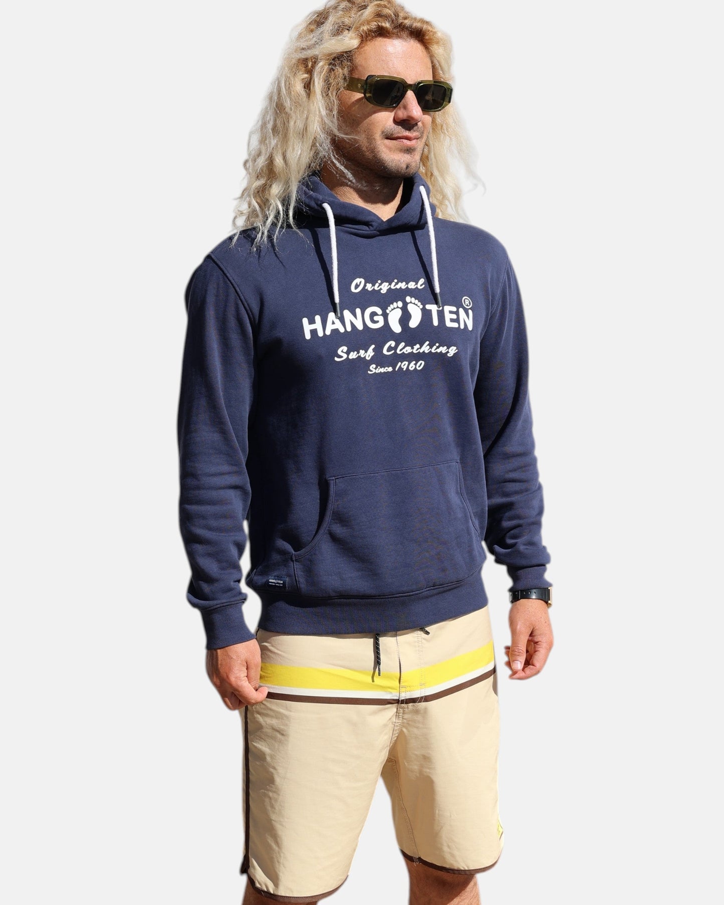 Classic Logo Organic Cotton Hoodie - Mood Indigo