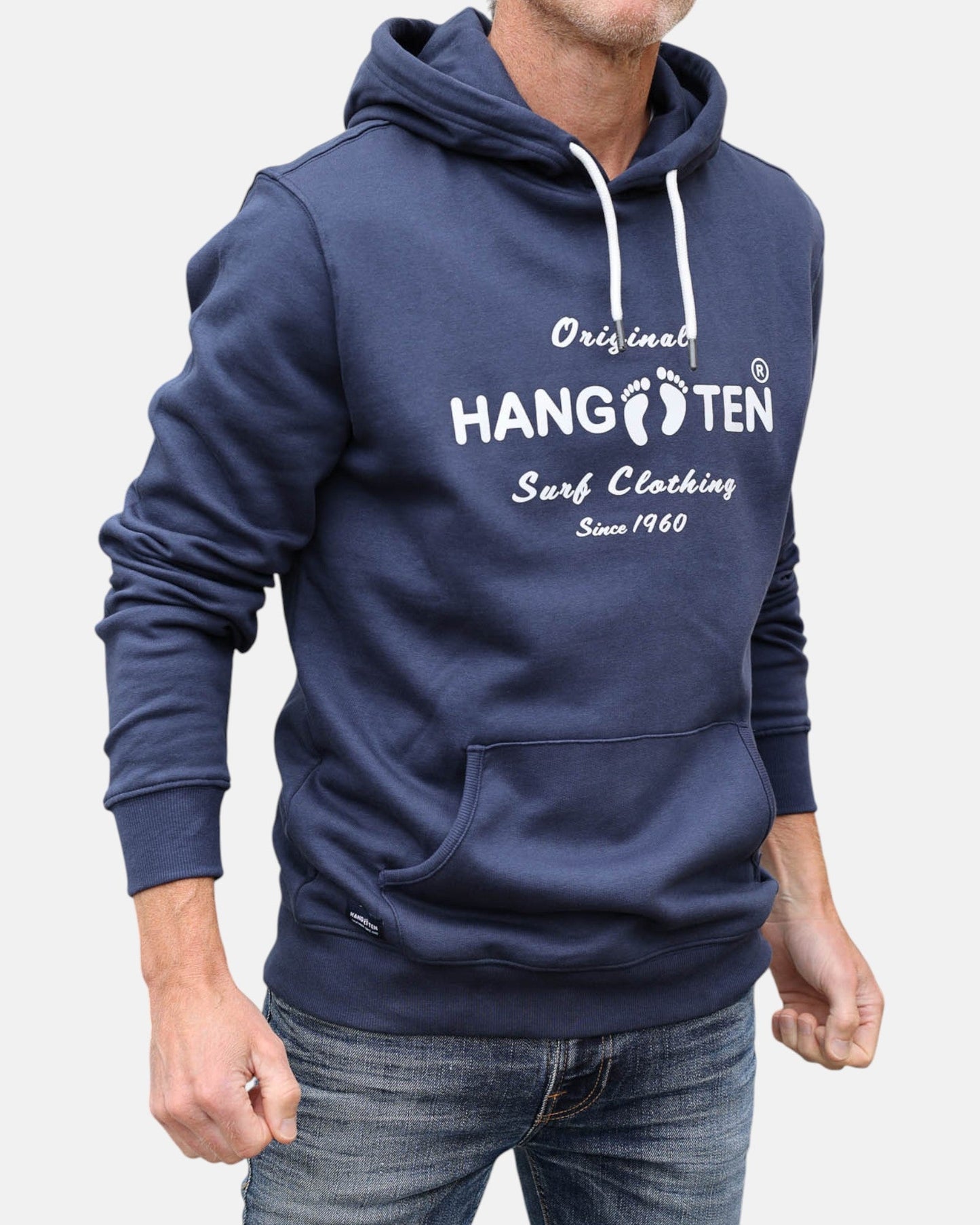 Classic Logo Organic Cotton Hoodie - Mood Indigo