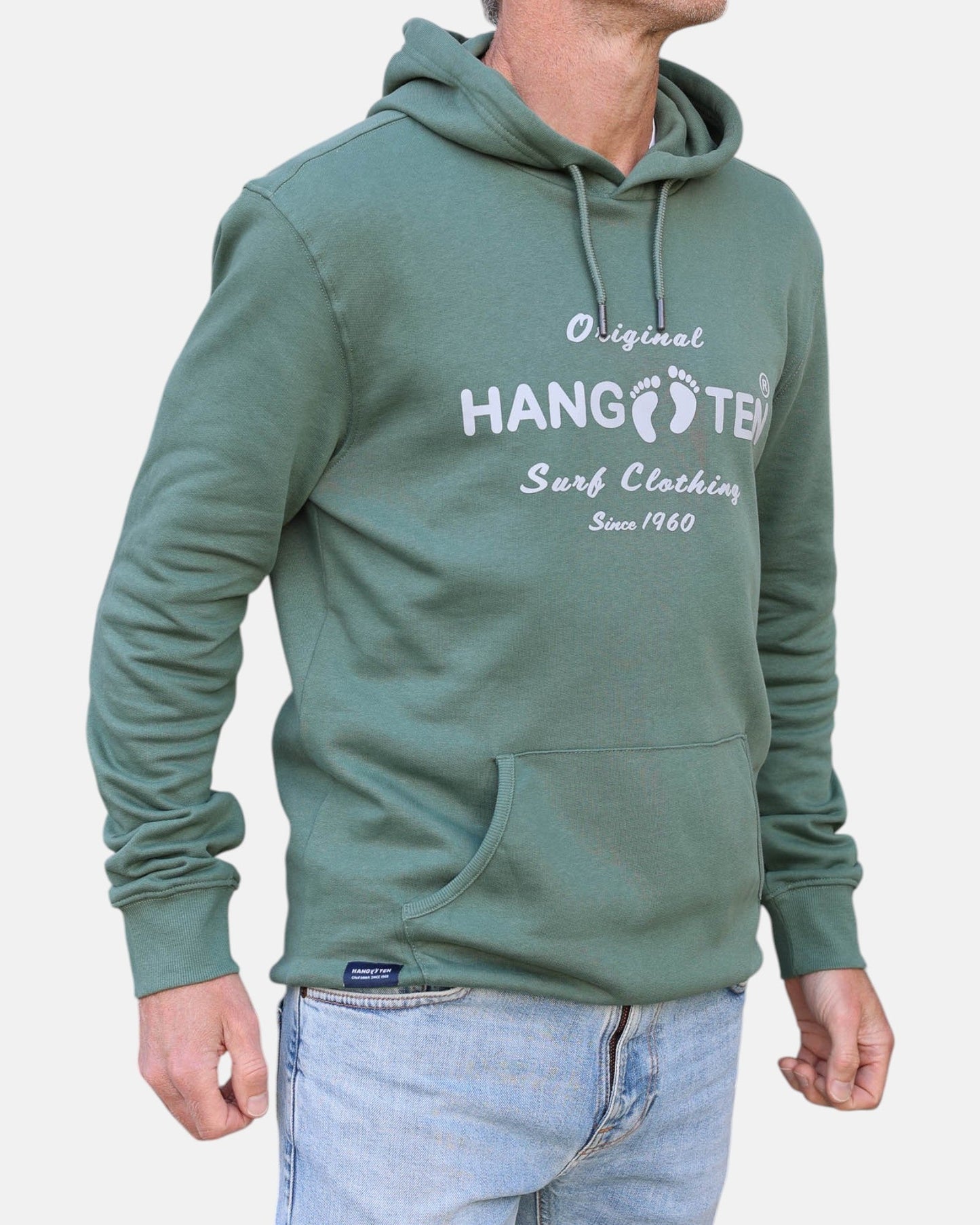 Classic Logo Organic Cotton Hoodie - Laurel Wreath