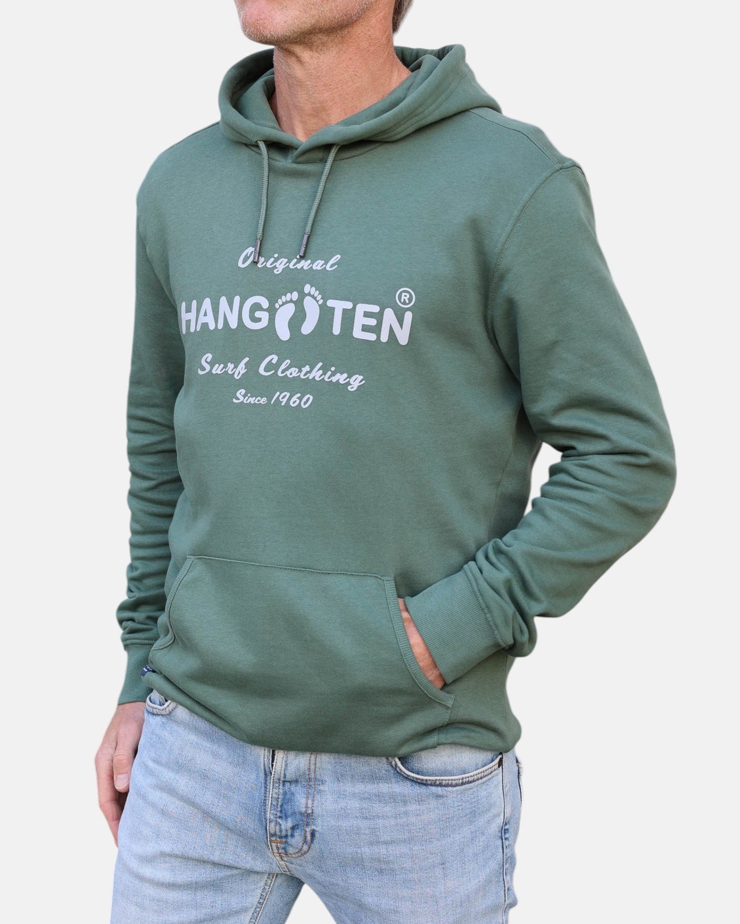 Classic Logo Organic Cotton Hoodie - Laurel Wreath