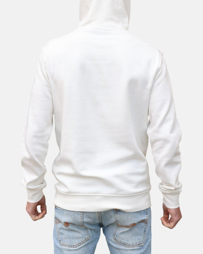 Classic Logo Organic Cotton Hoodie - Off White