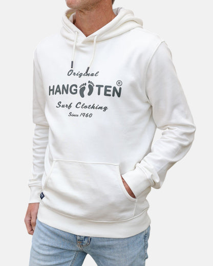 Classic Logo Organic Cotton Hoodie - Off White