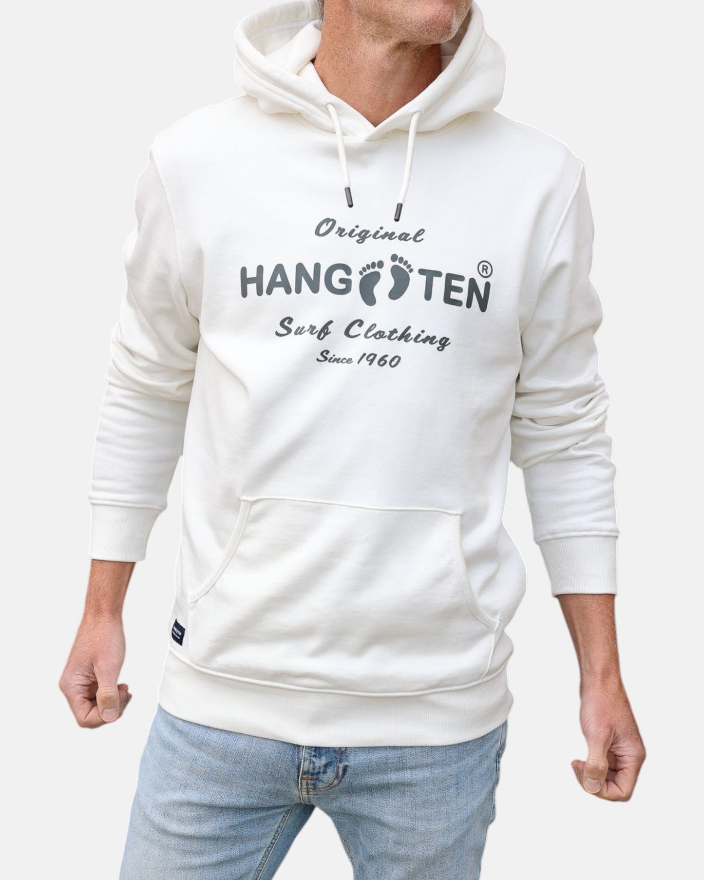 Classic Logo Organic Cotton Hoodie - Off White