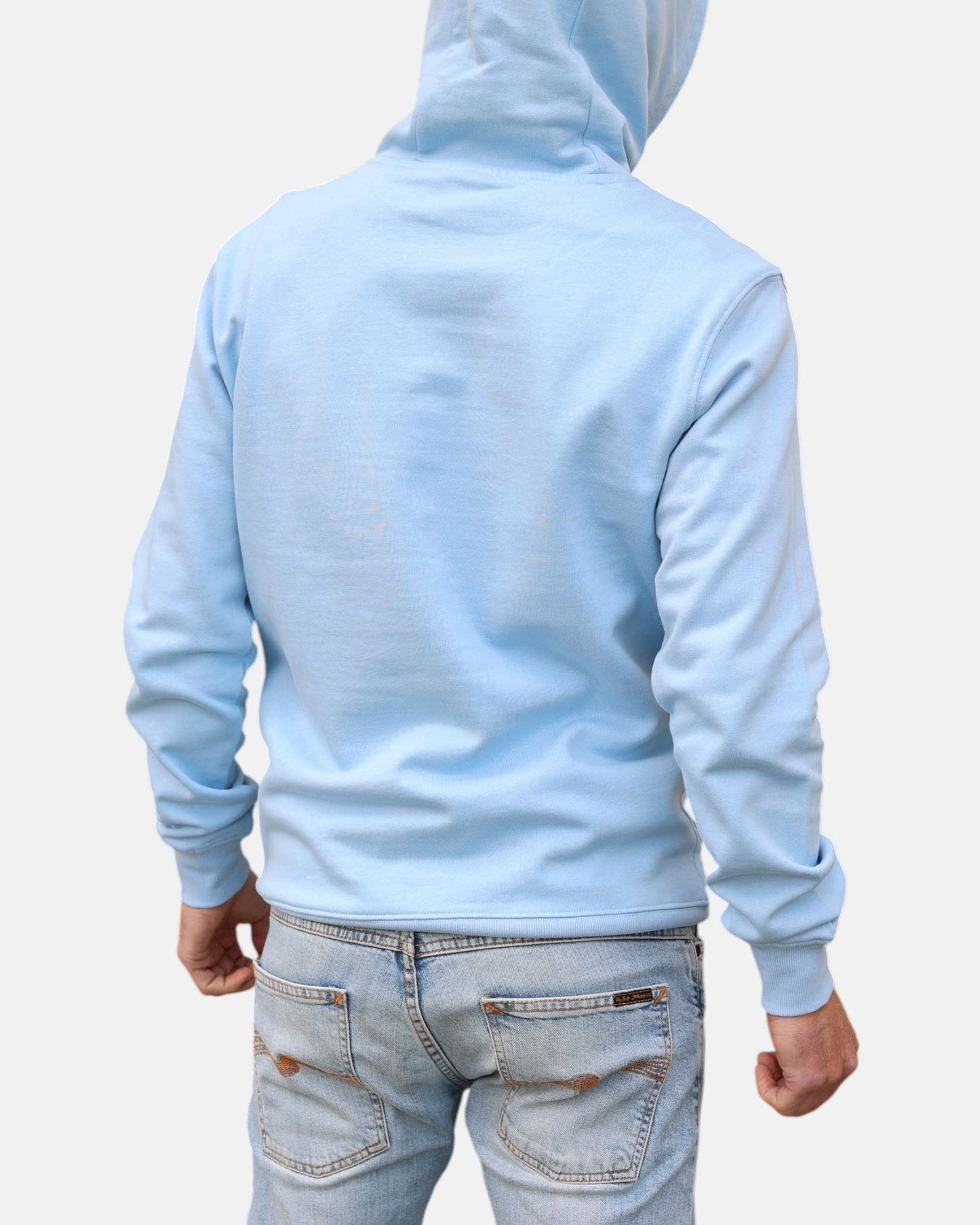 Classic Logo Organic Cotton Hoodie - Powder Blue