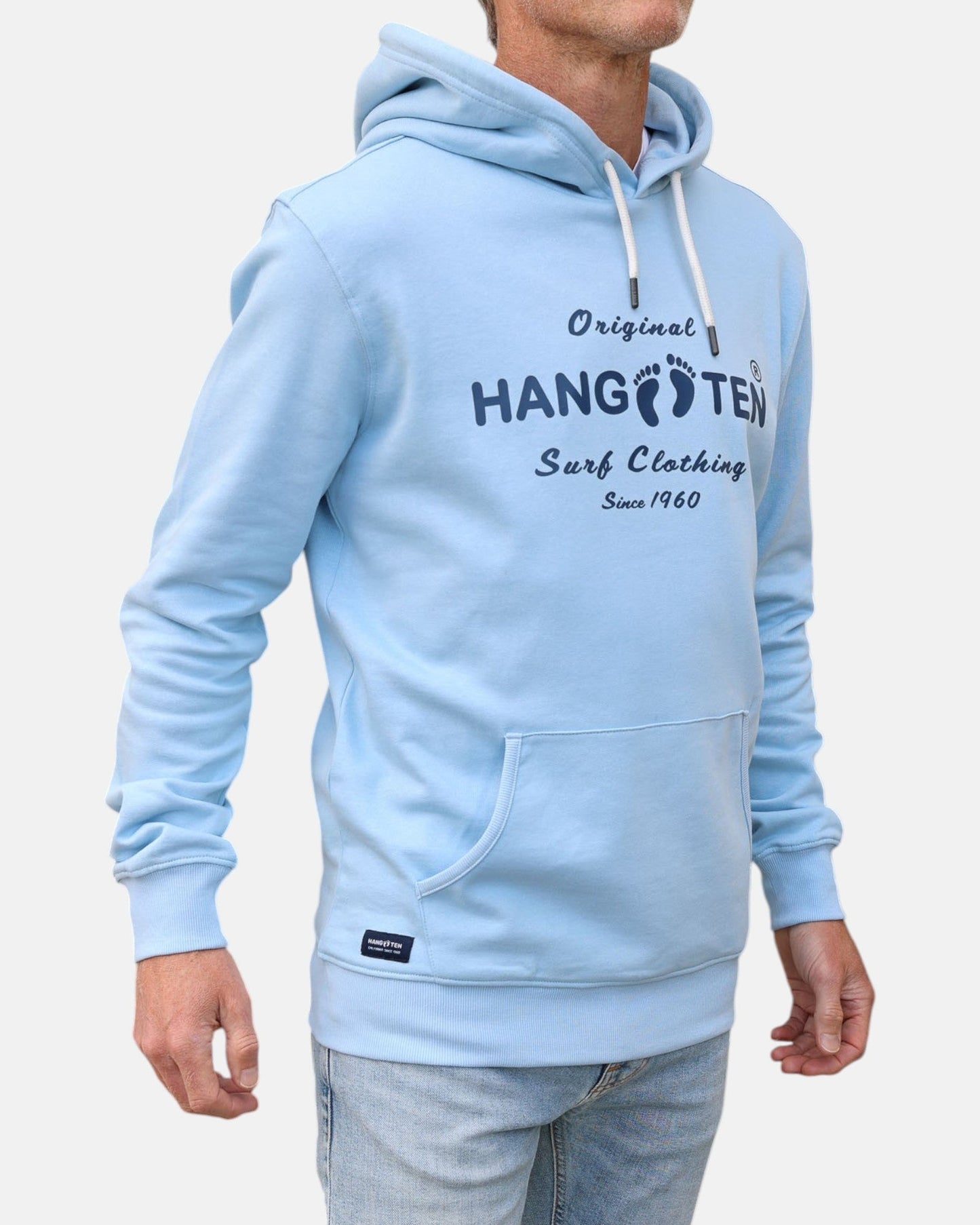 Classic Logo Organic Cotton Hoodie - Powder Blue