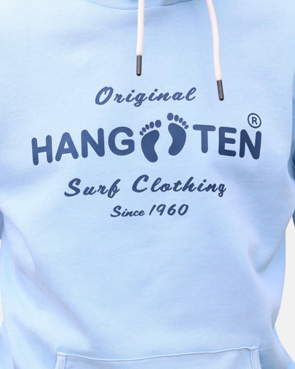 Classic Logo Organic Cotton Hoodie - Powder Blue
