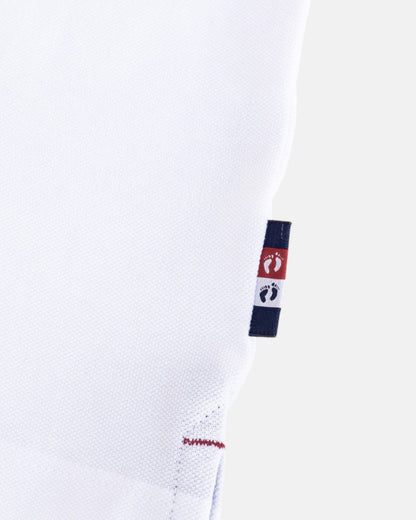 Classic Logo Organic Cotton Polo Shirt - White