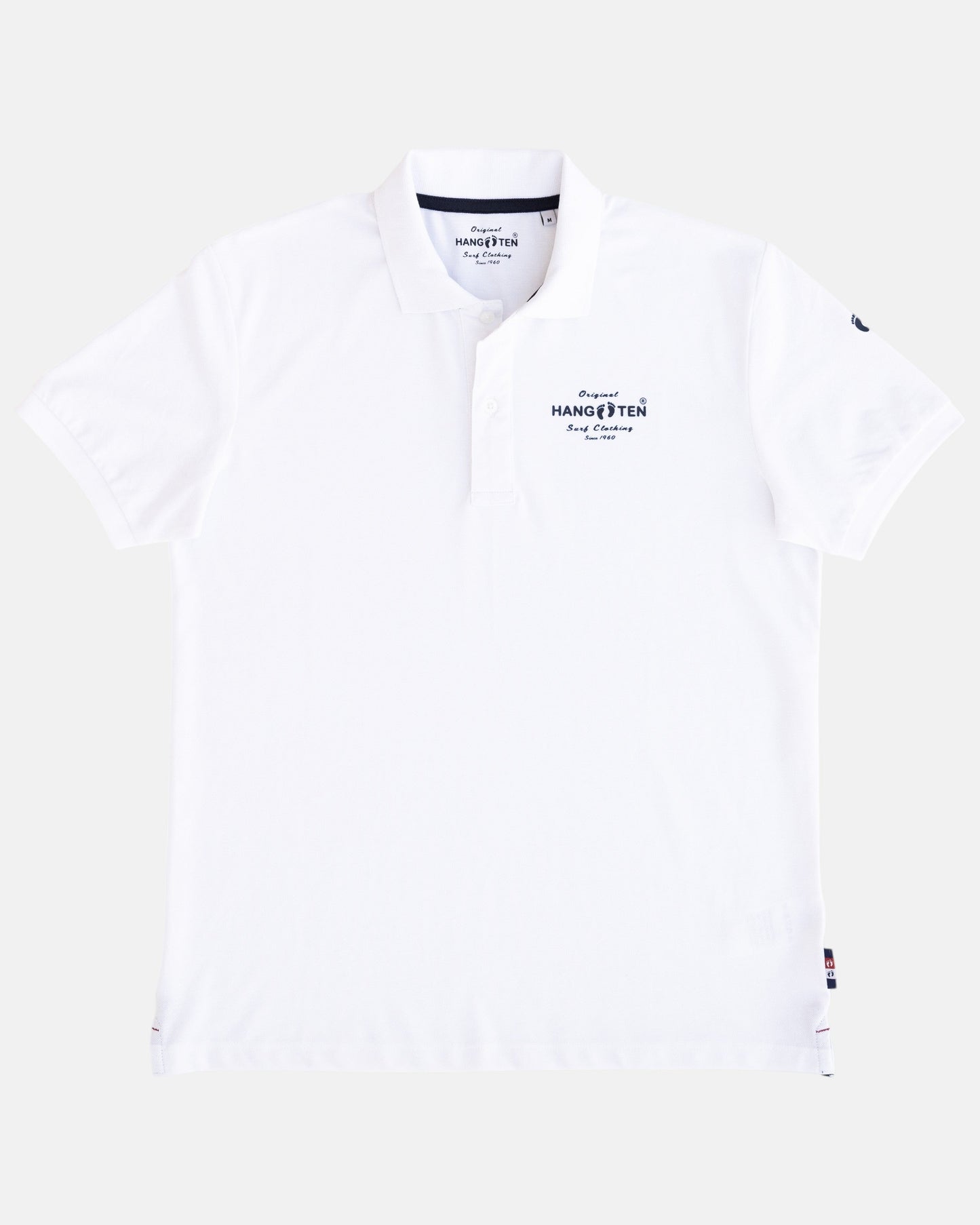 Classic Logo Organic Cotton Polo Shirt - White