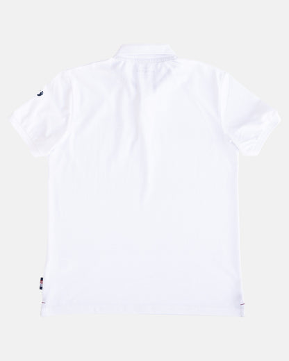 Classic Logo Organic Cotton Polo Shirt - White