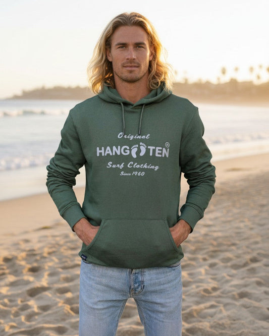 Classic Logo Organic Cotton Hoodie - Laurel Wreath