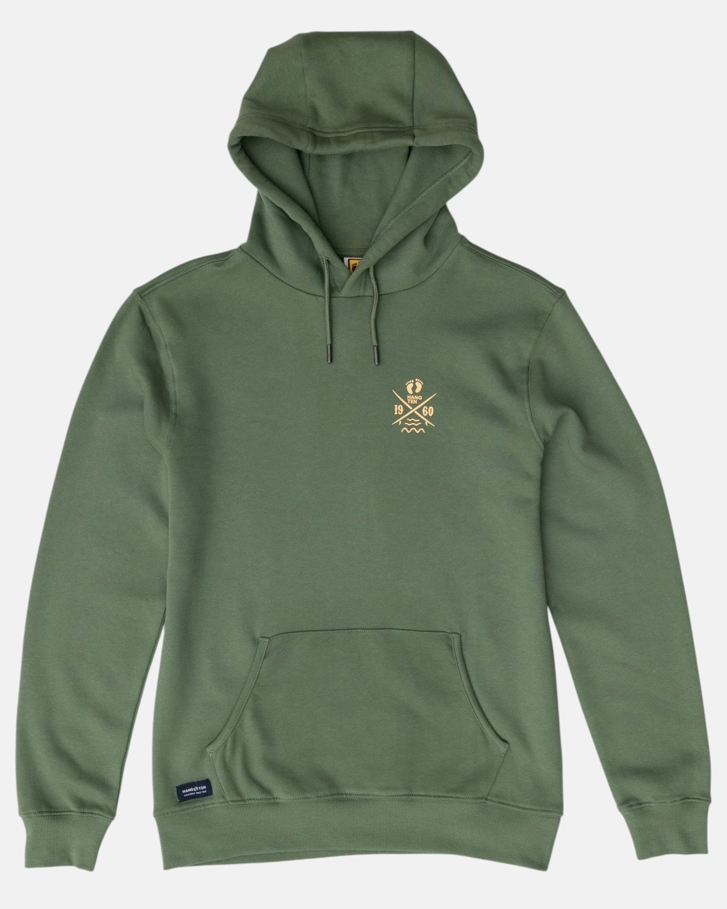Cross Board Retro Organic Cotton Hoodie - Laurel Wreath