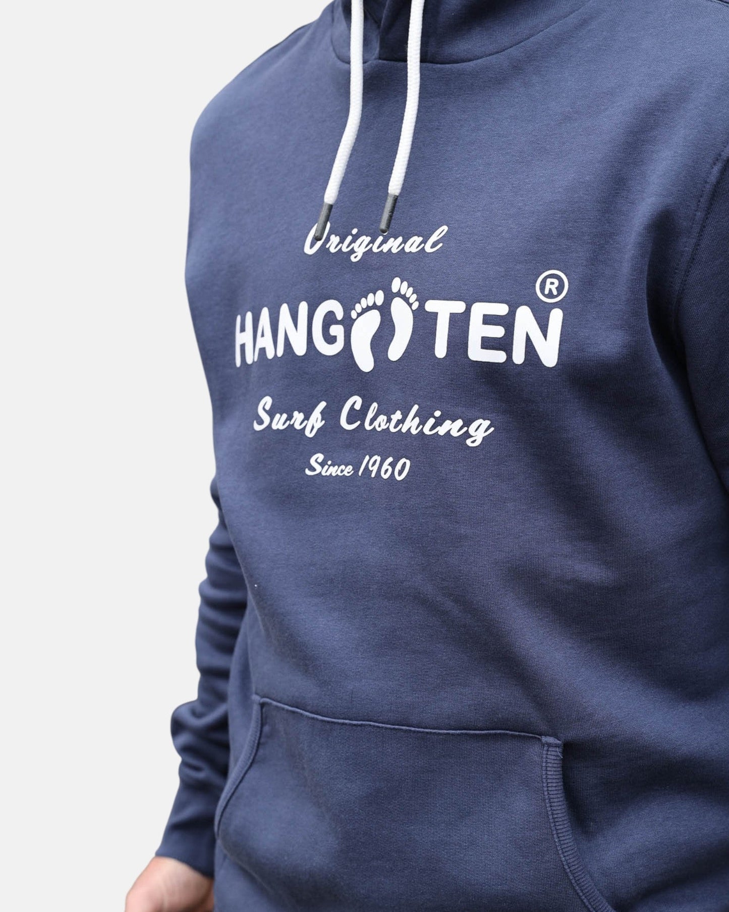 Classic Logo Organic Cotton Hoodie - Mood Indigo