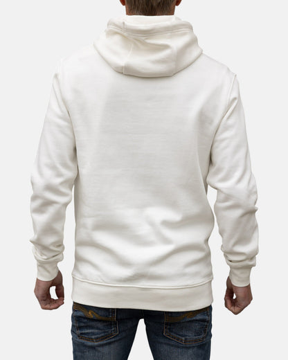 Cross Board Retro Organic Cotton Hoodie - Off White