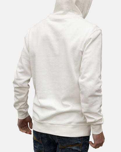 Cross Board Retro Organic Cotton Hoodie - Off White