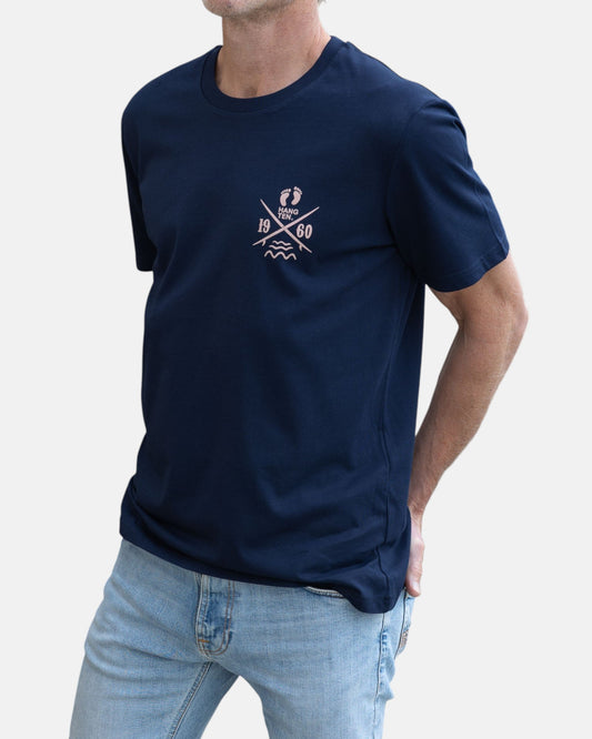 Cross Boards T-shirt - French Navy