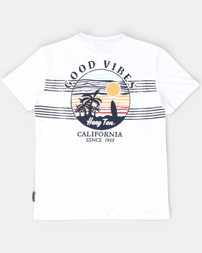 Good Vibes Organic Cotton T-shirt - White