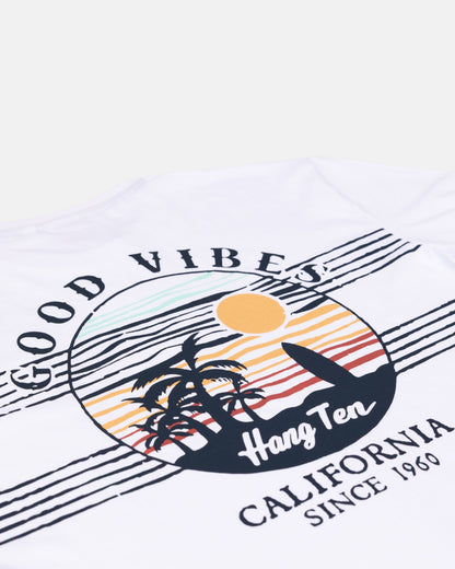 Good Vibes Organic Cotton T-shirt - White