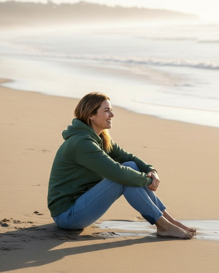 Icon Feet Organic Cotton Hoodie - Laurel Wreath W