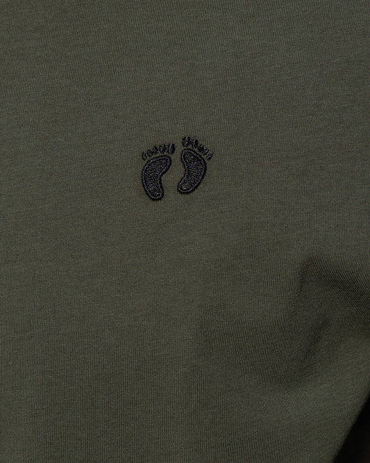 Icon logo t-shirt - Green khaki